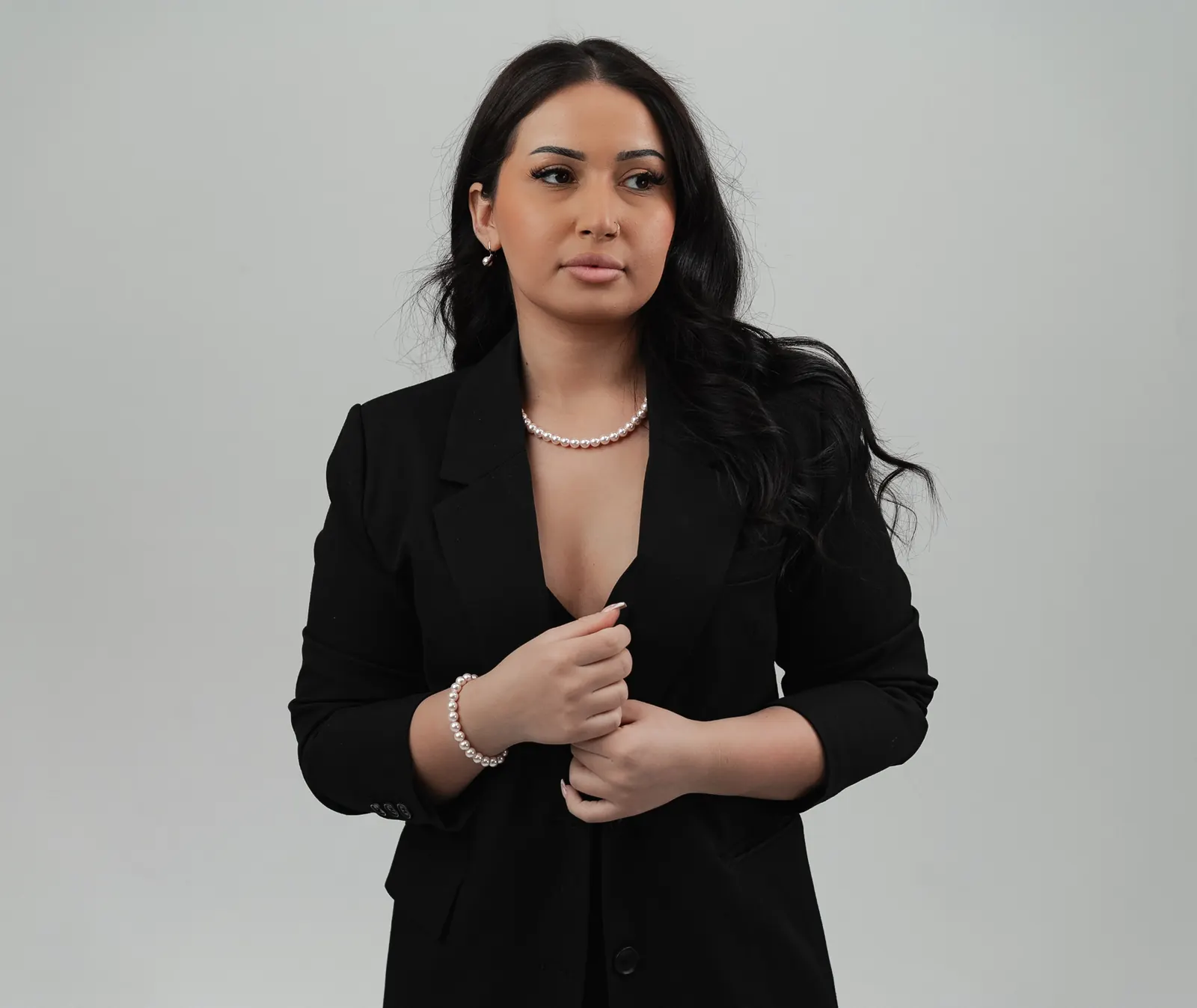Perla Pärlhalsband Rosa